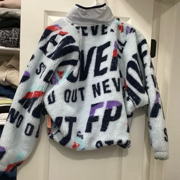FP Movement by Free People Multicolor Hit The Slopes Fleece Jacket - Picture 2 of 5
